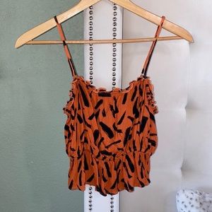 Animal print spaghetti strap top from Forever 21